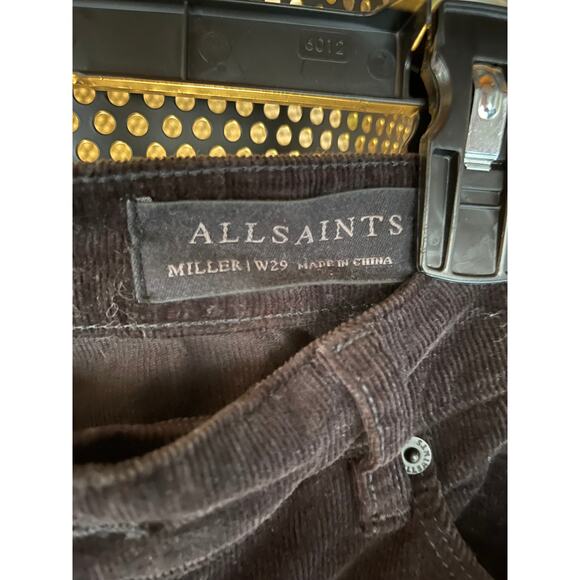 AllSaints women’s Miller Corduroy jeans size 29 - Picture 3 of 8